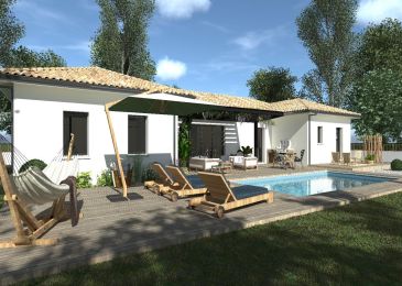 Terrain + maison à vendre à Le Teich